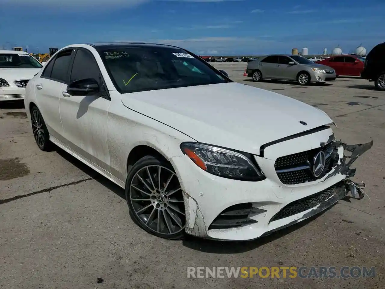 1 Photograph of a damaged car 55SWF8DB7LU325591 MERCEDES-BENZ C-CLASS 2020