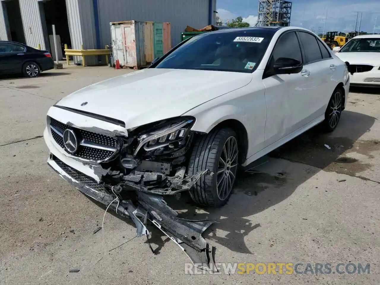 2 Photograph of a damaged car 55SWF8DB7LU325591 MERCEDES-BENZ C-CLASS 2020