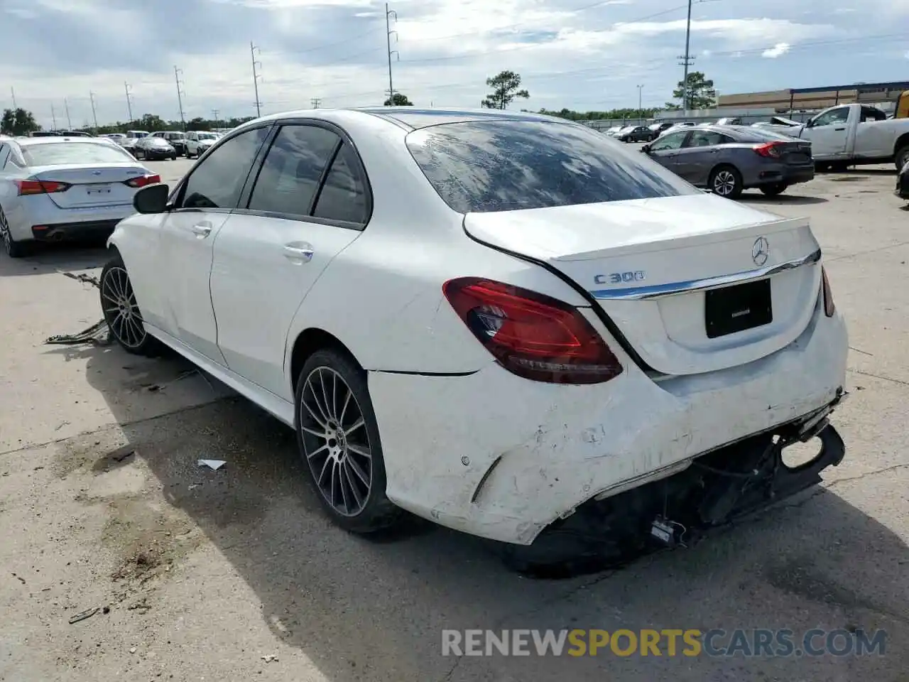 3 Photograph of a damaged car 55SWF8DB7LU325591 MERCEDES-BENZ C-CLASS 2020