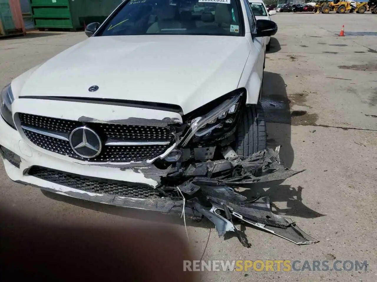 9 Photograph of a damaged car 55SWF8DB7LU325591 MERCEDES-BENZ C-CLASS 2020