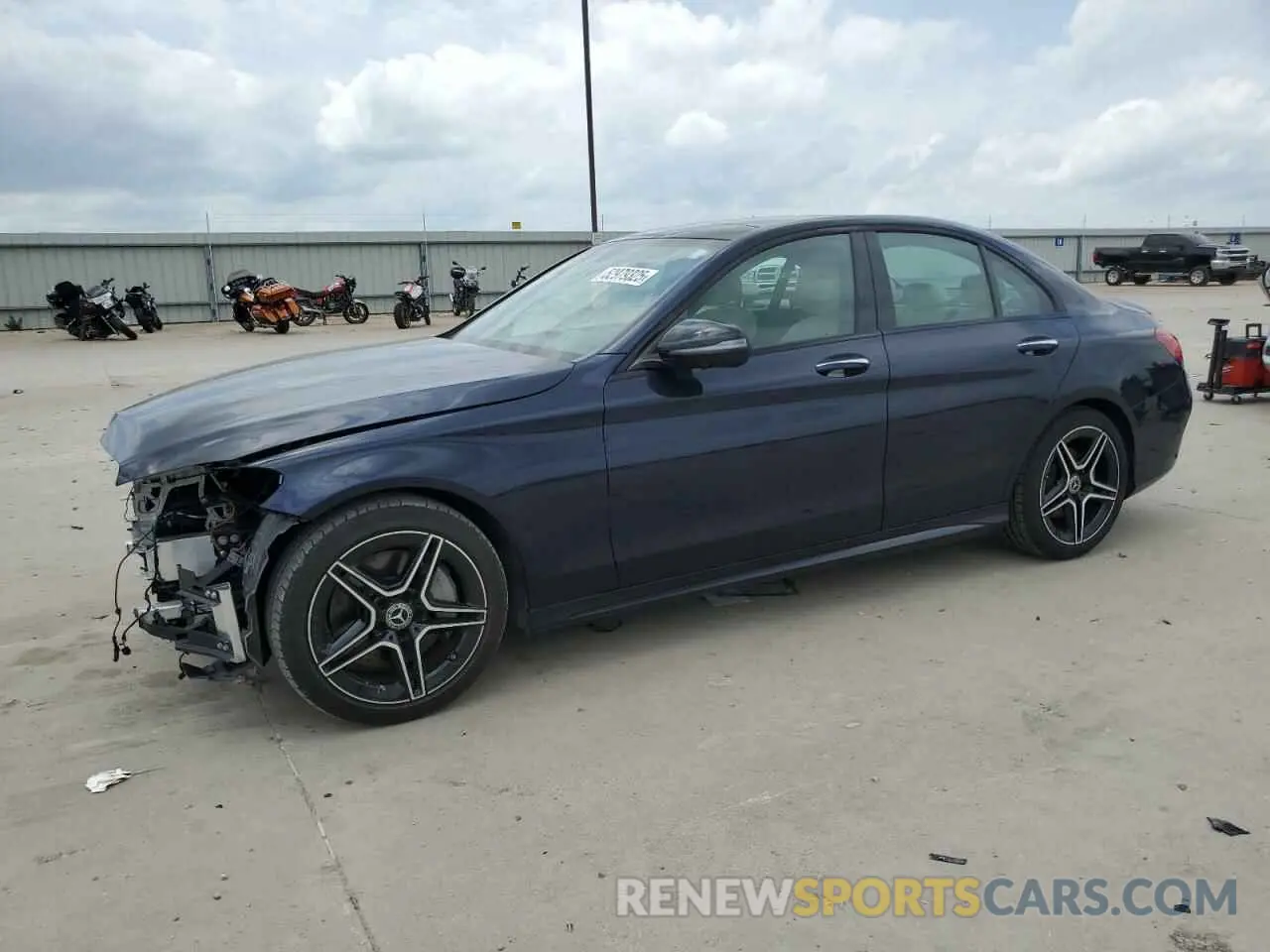 1 Photograph of a damaged car 55SWF8DB7LU326367 MERCEDES-BENZ C-CLASS 2020