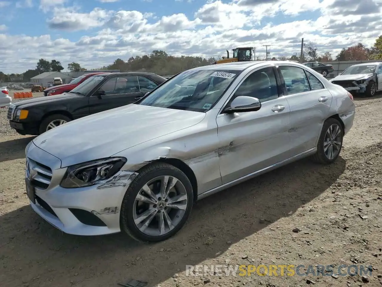 1 Photograph of a damaged car 55SWF8EB1LU327979 MERCEDES-BENZ C-CLASS 2020