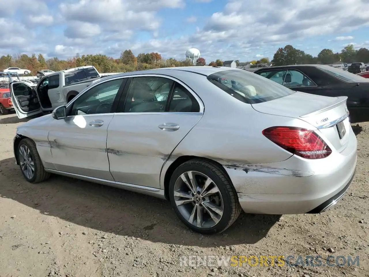 2 Photograph of a damaged car 55SWF8EB1LU327979 MERCEDES-BENZ C-CLASS 2020