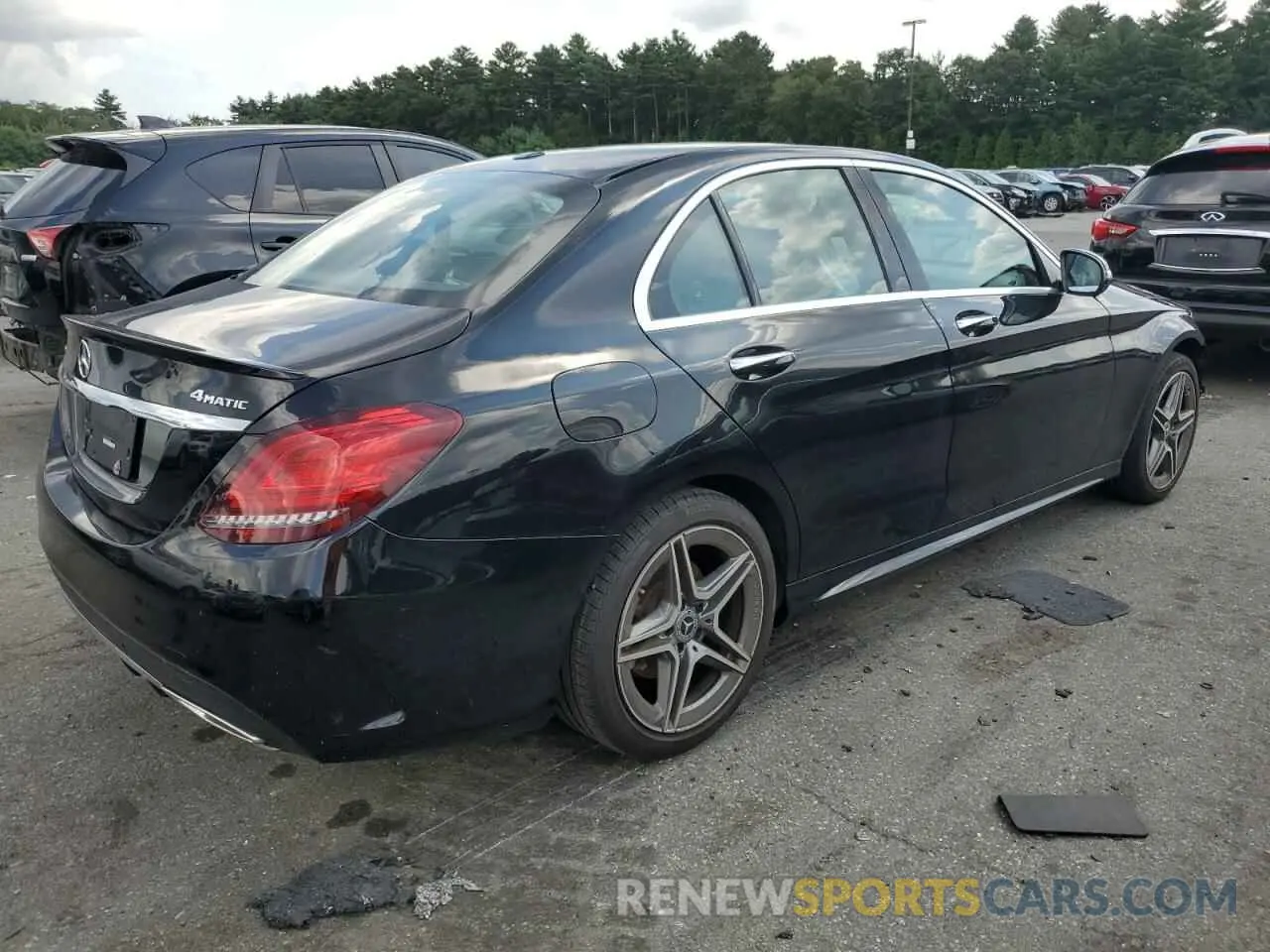 3 Photograph of a damaged car 55SWF8EB2LU332768 MERCEDES-BENZ C-CLASS 2020