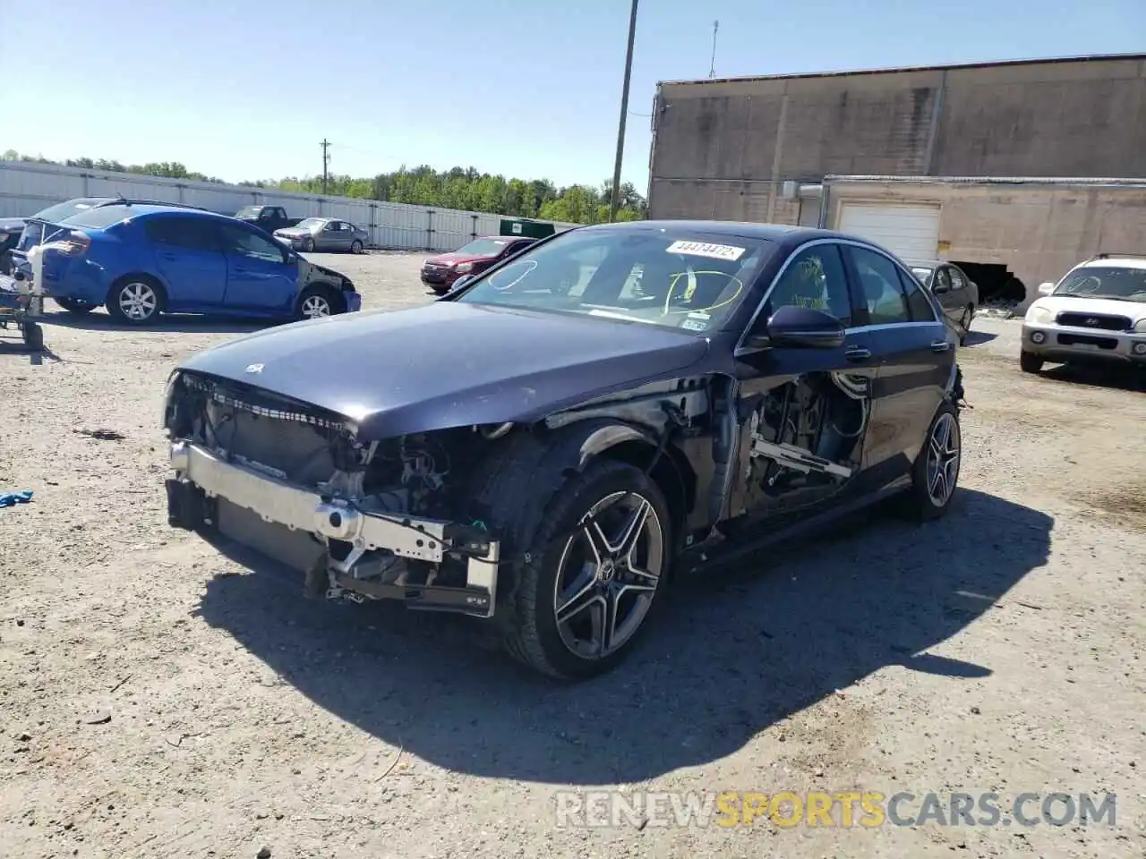 2 Photograph of a damaged car 55SWF8EB3LU322914 MERCEDES-BENZ C-CLASS 2020