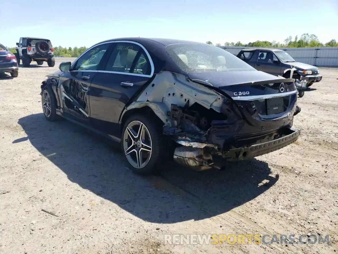 3 Photograph of a damaged car 55SWF8EB3LU322914 MERCEDES-BENZ C-CLASS 2020