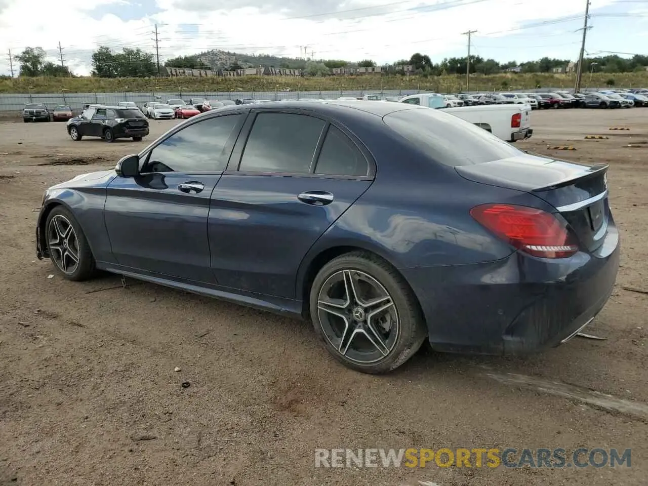 2 Photograph of a damaged car 55SWF8EB3LU327756 MERCEDES-BENZ C-CLASS 2020