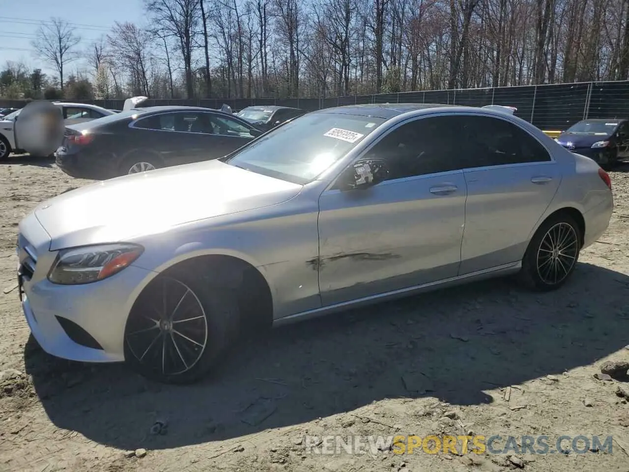 1 Photograph of a damaged car 55SWF8EB7LU324794 MERCEDES-BENZ C-CLASS 2020