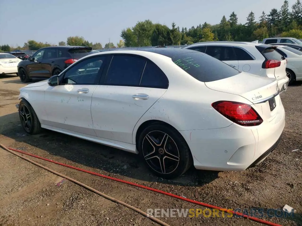 2 Photograph of a damaged car 55SWF8EB9LU328460 MERCEDES-BENZ C-CLASS 2020