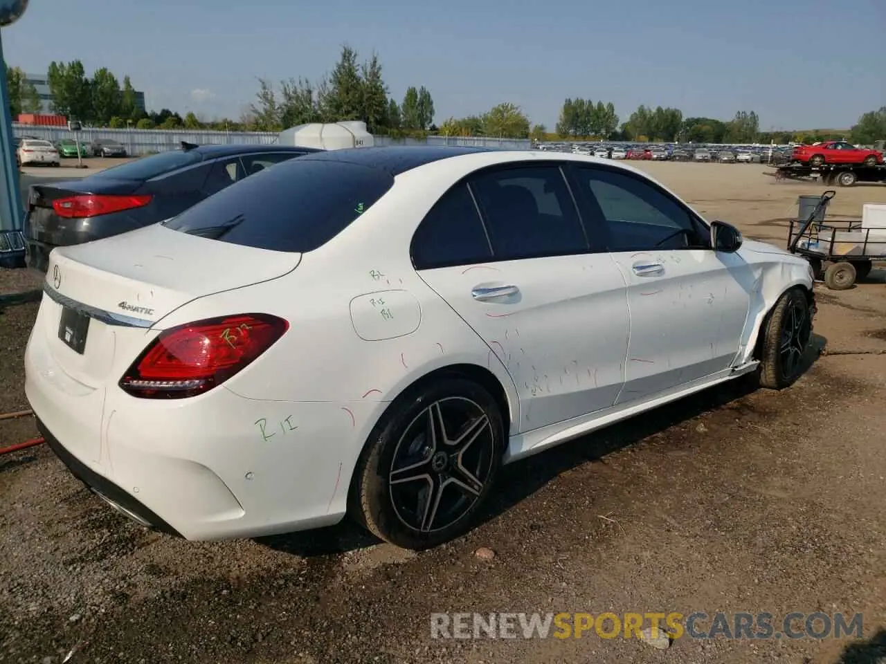 3 Photograph of a damaged car 55SWF8EB9LU328460 MERCEDES-BENZ C-CLASS 2020