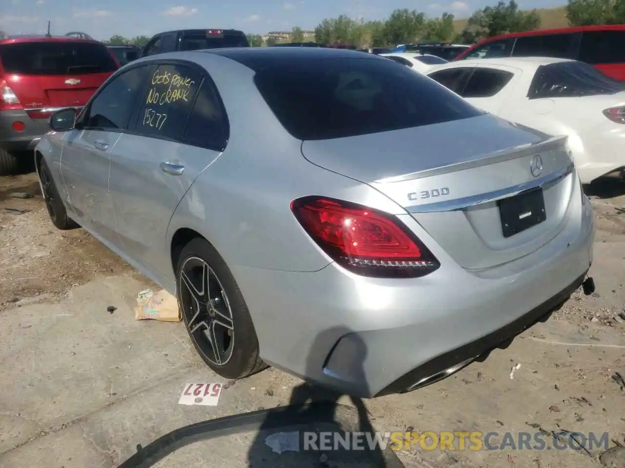 3 Photograph of a damaged car 55SWF8EBXLU324451 MERCEDES-BENZ C-CLASS 2020