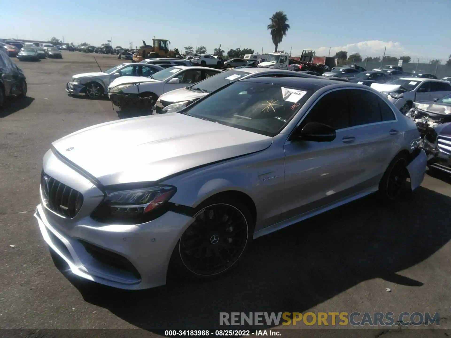 2 Photograph of a damaged car 55SWF8GB3LU333747 MERCEDES-BENZ C-CLASS 2020