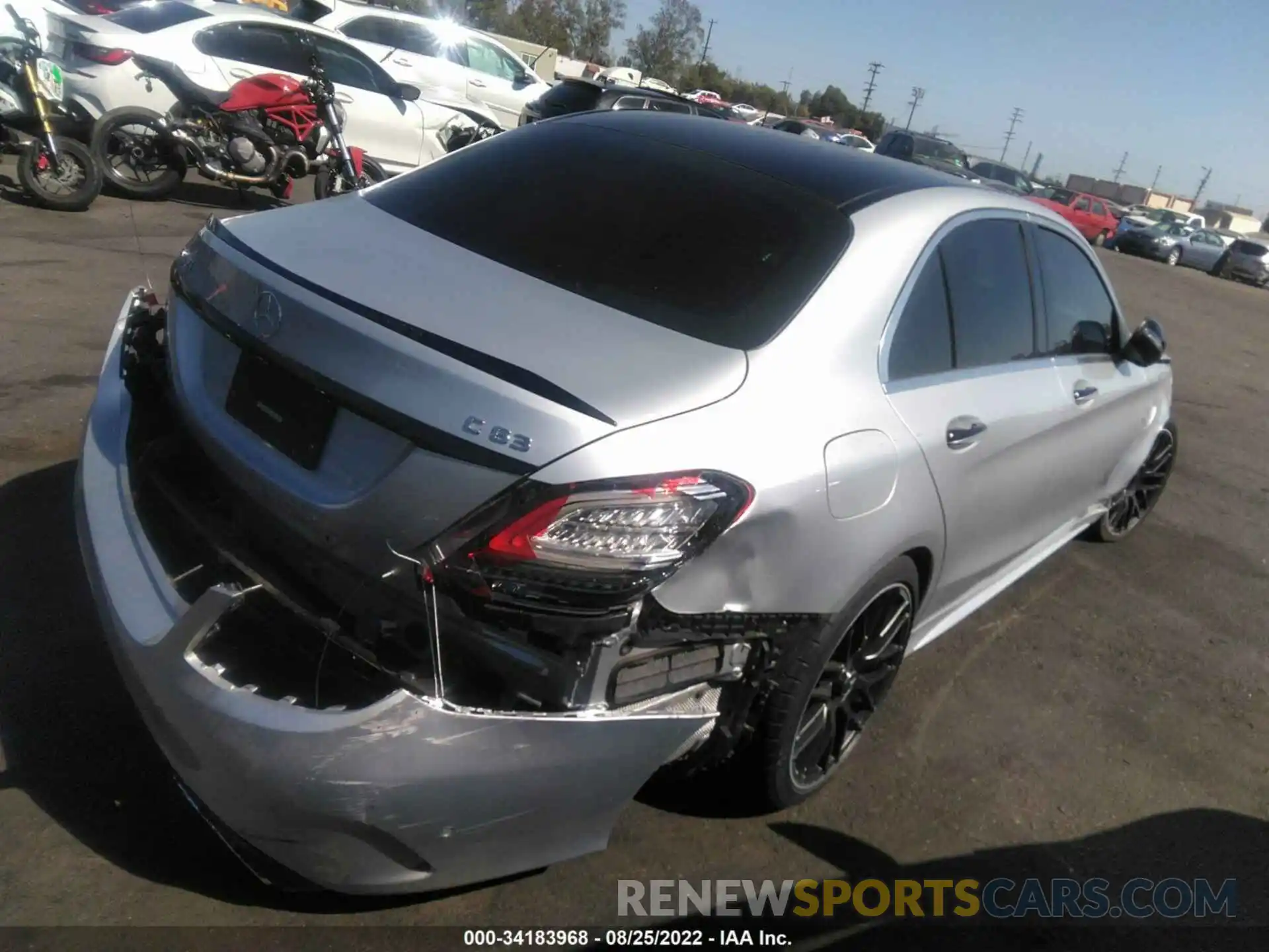 4 Photograph of a damaged car 55SWF8GB3LU333747 MERCEDES-BENZ C-CLASS 2020