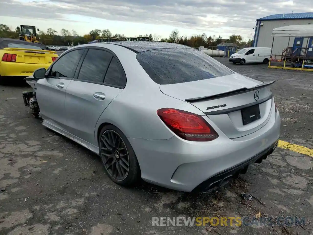 3 Photograph of a damaged car 55SWF8GBXLU329405 MERCEDES-BENZ C-CLASS 2020