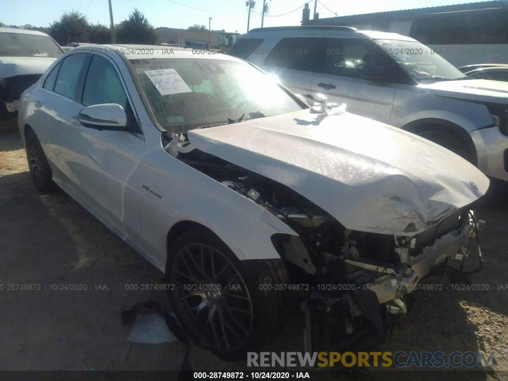 1 Photograph of a damaged car 55SWF8HBXLU331332 MERCEDES-BENZ C-CLASS 2020