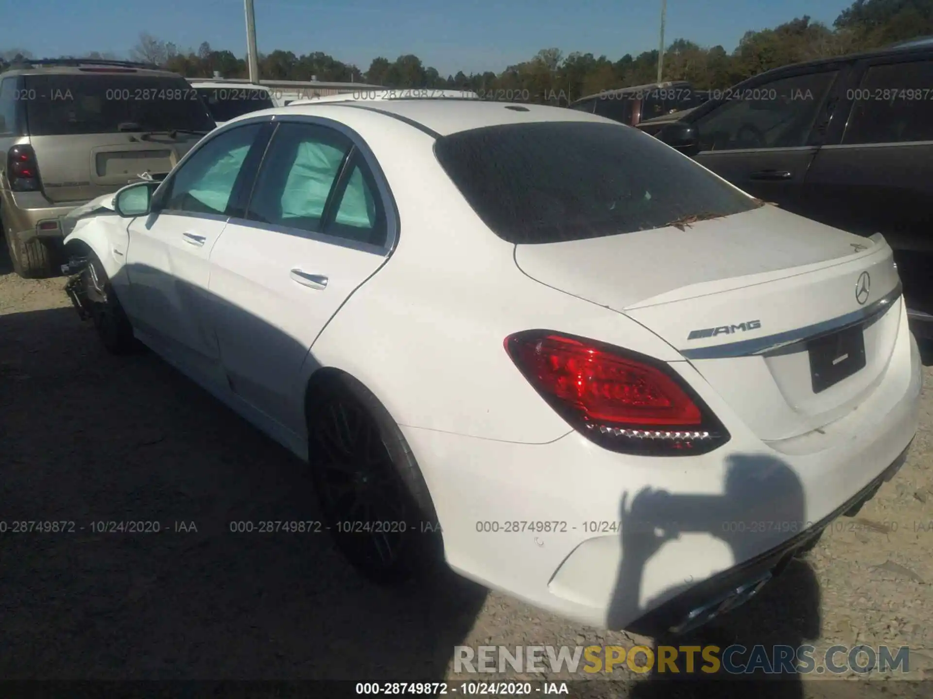 3 Photograph of a damaged car 55SWF8HBXLU331332 MERCEDES-BENZ C-CLASS 2020