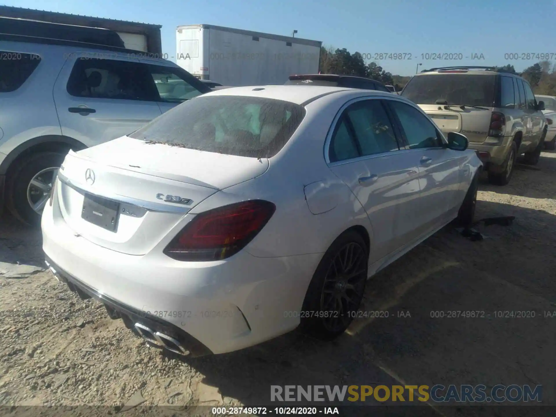 4 Photograph of a damaged car 55SWF8HBXLU331332 MERCEDES-BENZ C-CLASS 2020