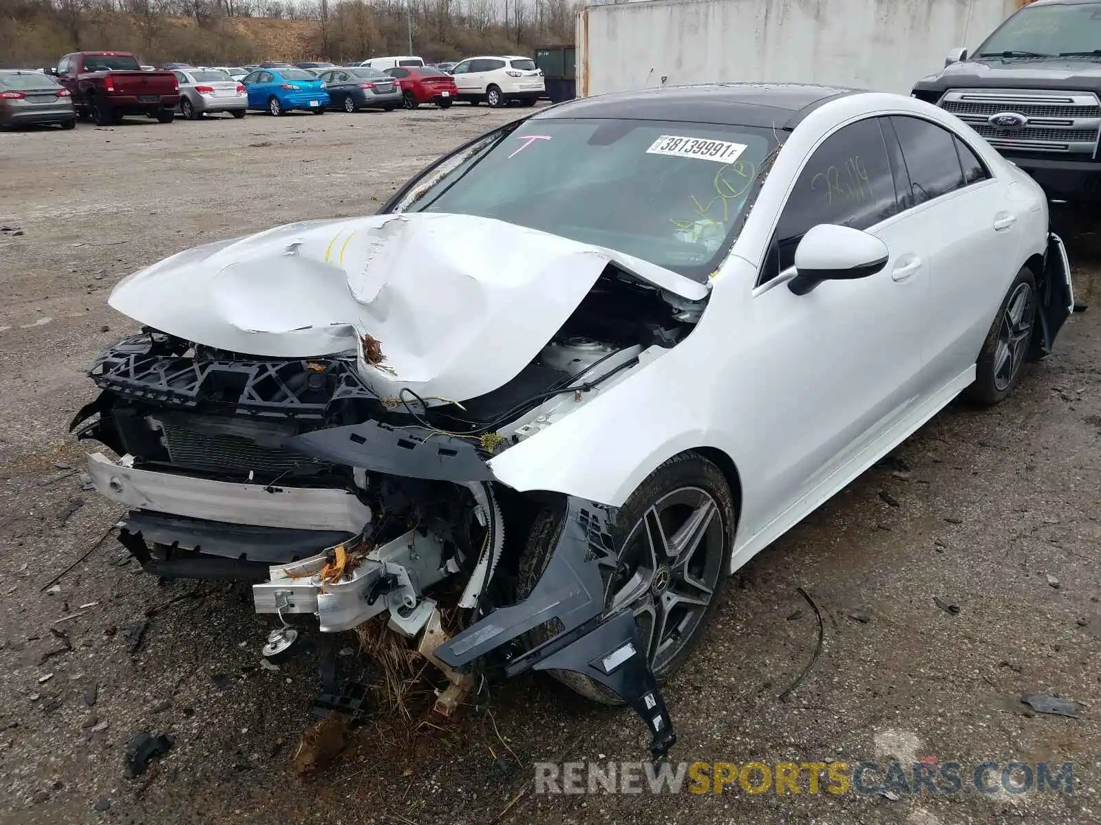 2 Photograph of a damaged car W1K5J4HB8LN106676 MERCEDES-BENZ C CLASS 2020