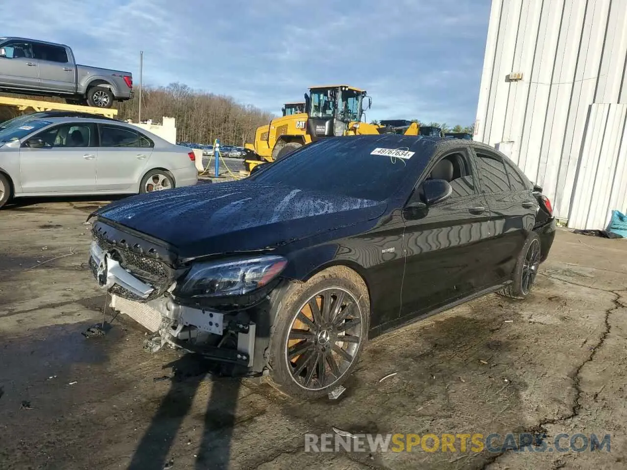 1 Photograph of a damaged car W1KWF6EB0LR585478 MERCEDES-BENZ C-CLASS 2020