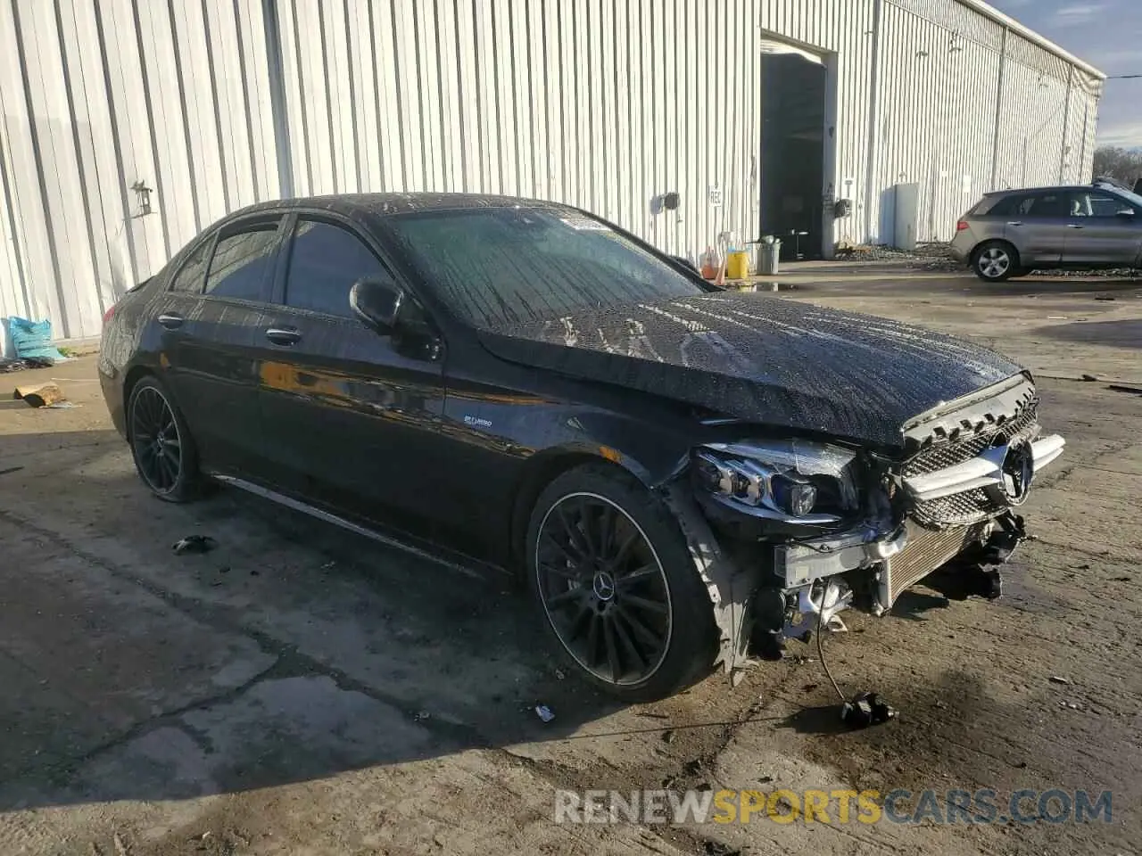 4 Photograph of a damaged car W1KWF6EB0LR585478 MERCEDES-BENZ C-CLASS 2020