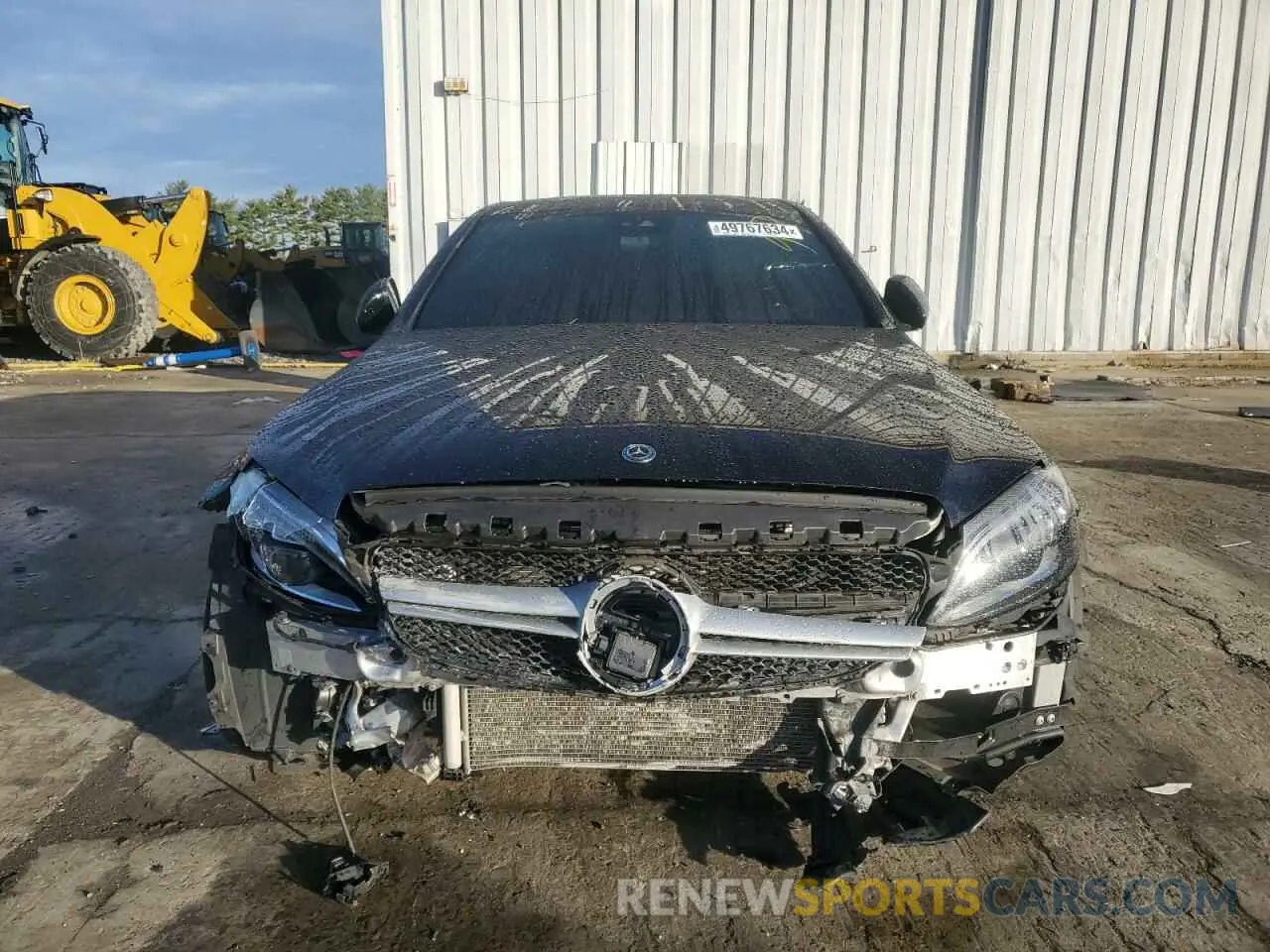 5 Photograph of a damaged car W1KWF6EB0LR585478 MERCEDES-BENZ C-CLASS 2020