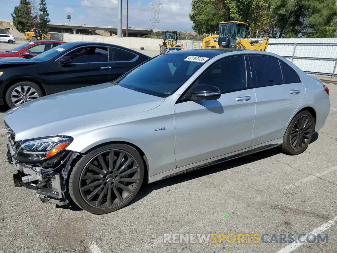 1 Photograph of a damaged car W1KWF6EB1LR571590 MERCEDES-BENZ C-CLASS 2020