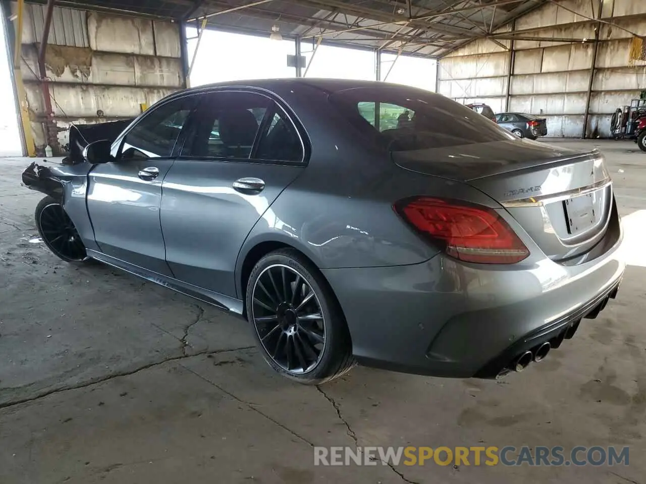 2 Photograph of a damaged car W1KWF6EB1LR596280 MERCEDES-BENZ C-CLASS 2020