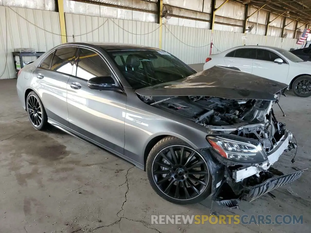 4 Photograph of a damaged car W1KWF6EB1LR596280 MERCEDES-BENZ C-CLASS 2020