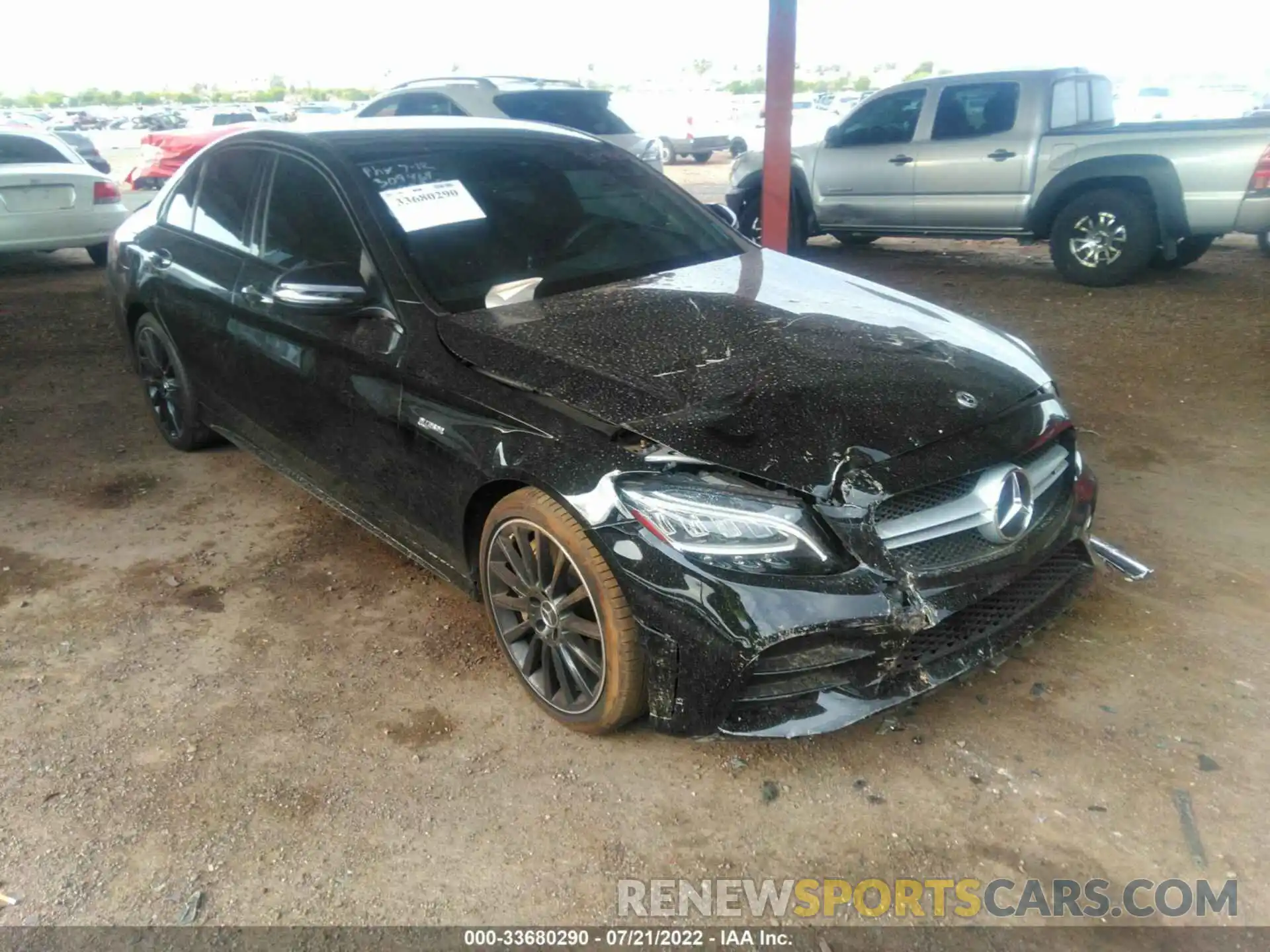 6 Photograph of a damaged car W1KWF6EB4LR585208 MERCEDES-BENZ C-CLASS 2020