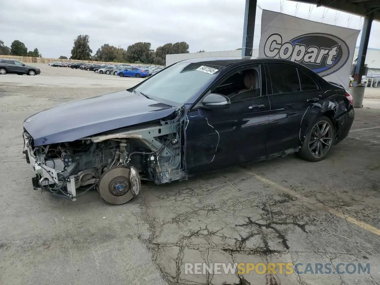 1 Photograph of a damaged car W1KWF6EB4LR585855 MERCEDES-BENZ C-CLASS 2020