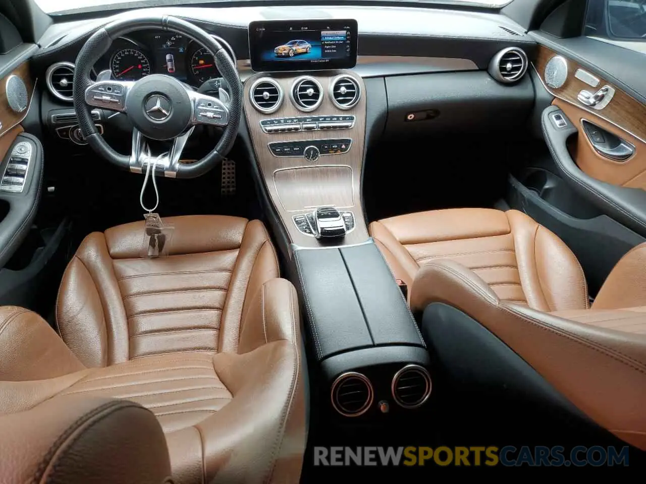 8 Photograph of a damaged car W1KWF6EB4LR585855 MERCEDES-BENZ C-CLASS 2020