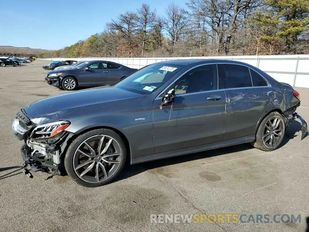 1 Photograph of a damaged car W1KWF6EB5LR570524 MERCEDES-BENZ C-CLASS 2020