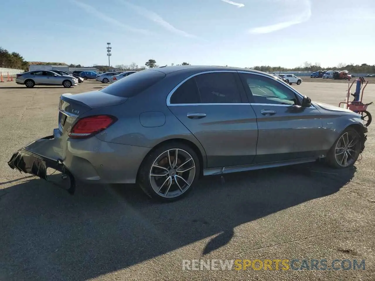 3 Photograph of a damaged car W1KWF6EB5LR570524 MERCEDES-BENZ C-CLASS 2020