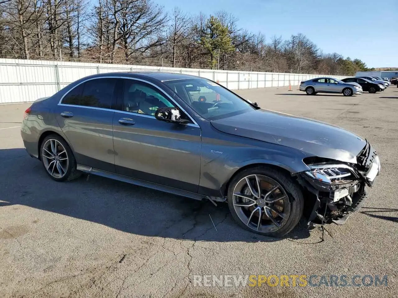 4 Photograph of a damaged car W1KWF6EB5LR570524 MERCEDES-BENZ C-CLASS 2020