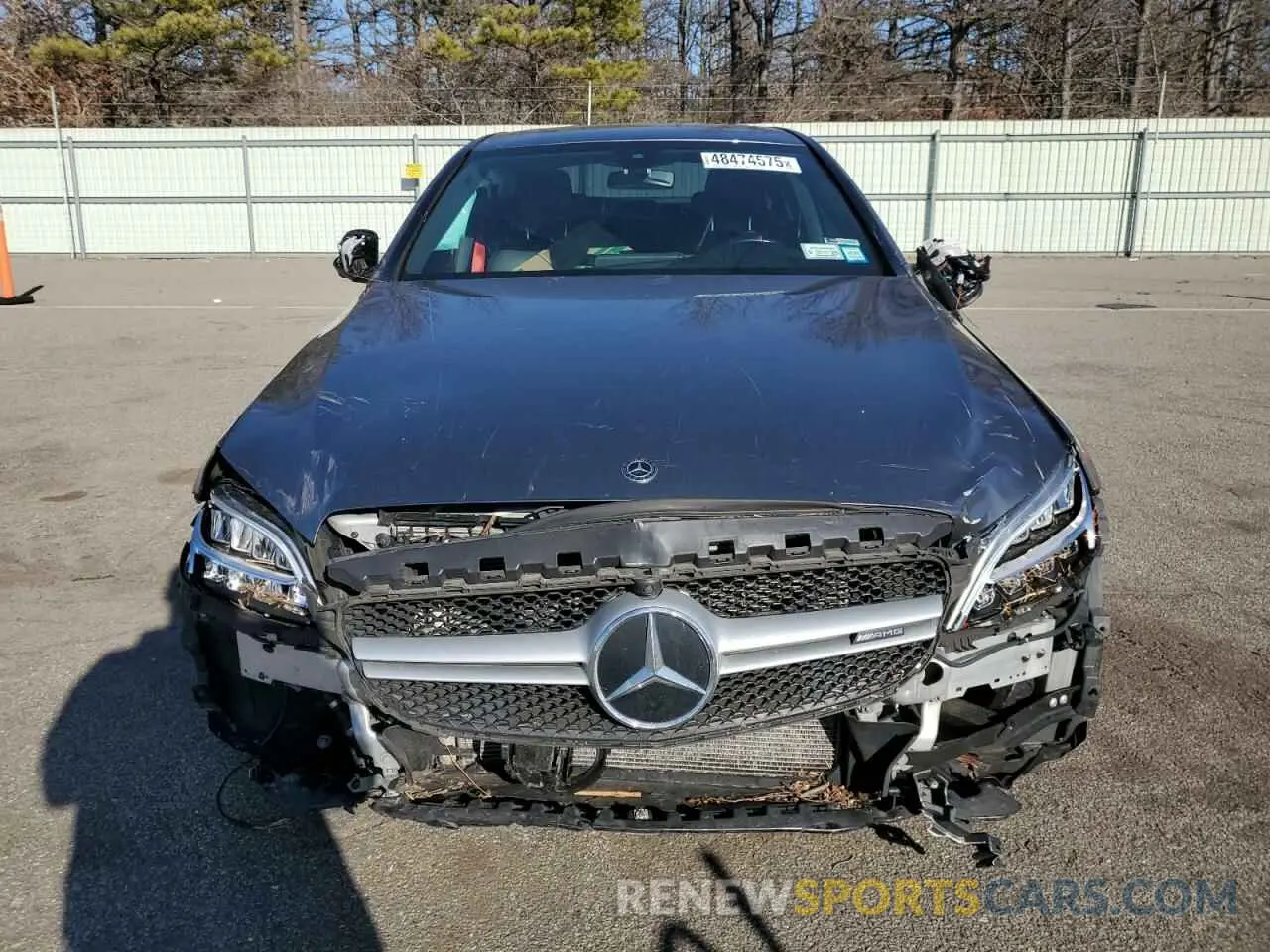 5 Photograph of a damaged car W1KWF6EB5LR570524 MERCEDES-BENZ C-CLASS 2020