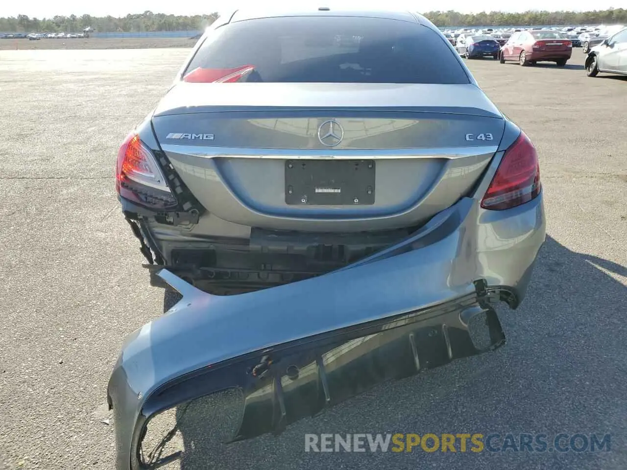 6 Photograph of a damaged car W1KWF6EB5LR570524 MERCEDES-BENZ C-CLASS 2020