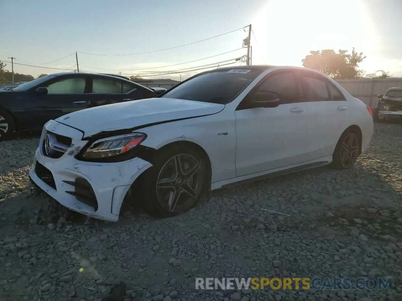 1 Photograph of a damaged car W1KWF6EB6LR588319 MERCEDES-BENZ C-CLASS 2020