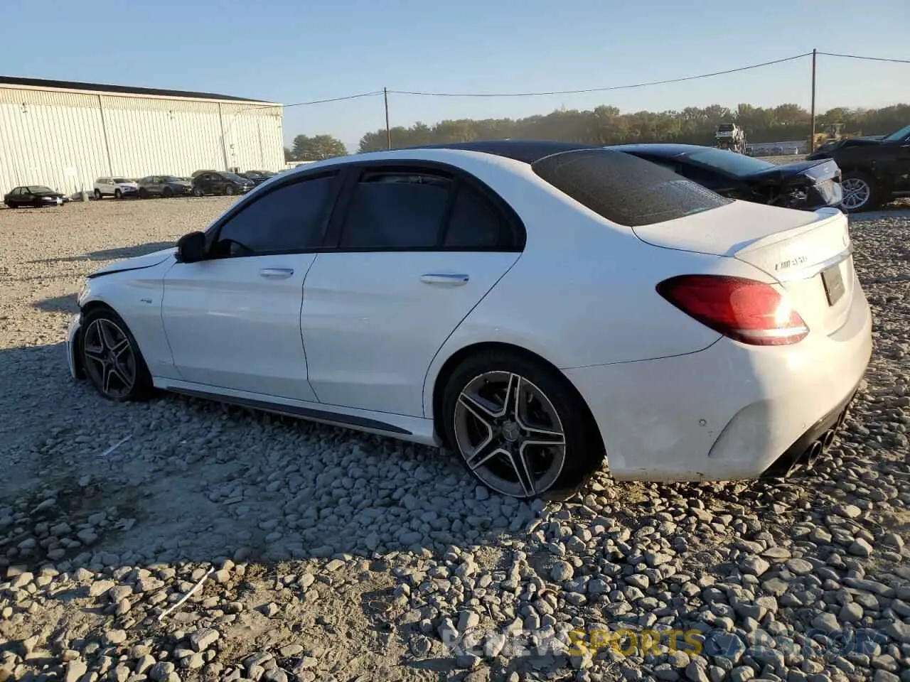 2 Photograph of a damaged car W1KWF6EB6LR588319 MERCEDES-BENZ C-CLASS 2020