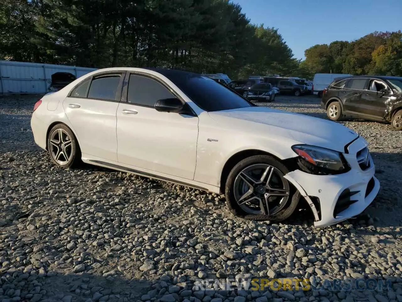 4 Photograph of a damaged car W1KWF6EB6LR588319 MERCEDES-BENZ C-CLASS 2020