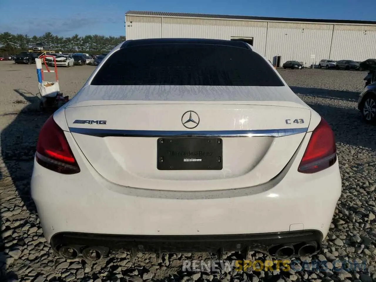 6 Photograph of a damaged car W1KWF6EB6LR588319 MERCEDES-BENZ C-CLASS 2020