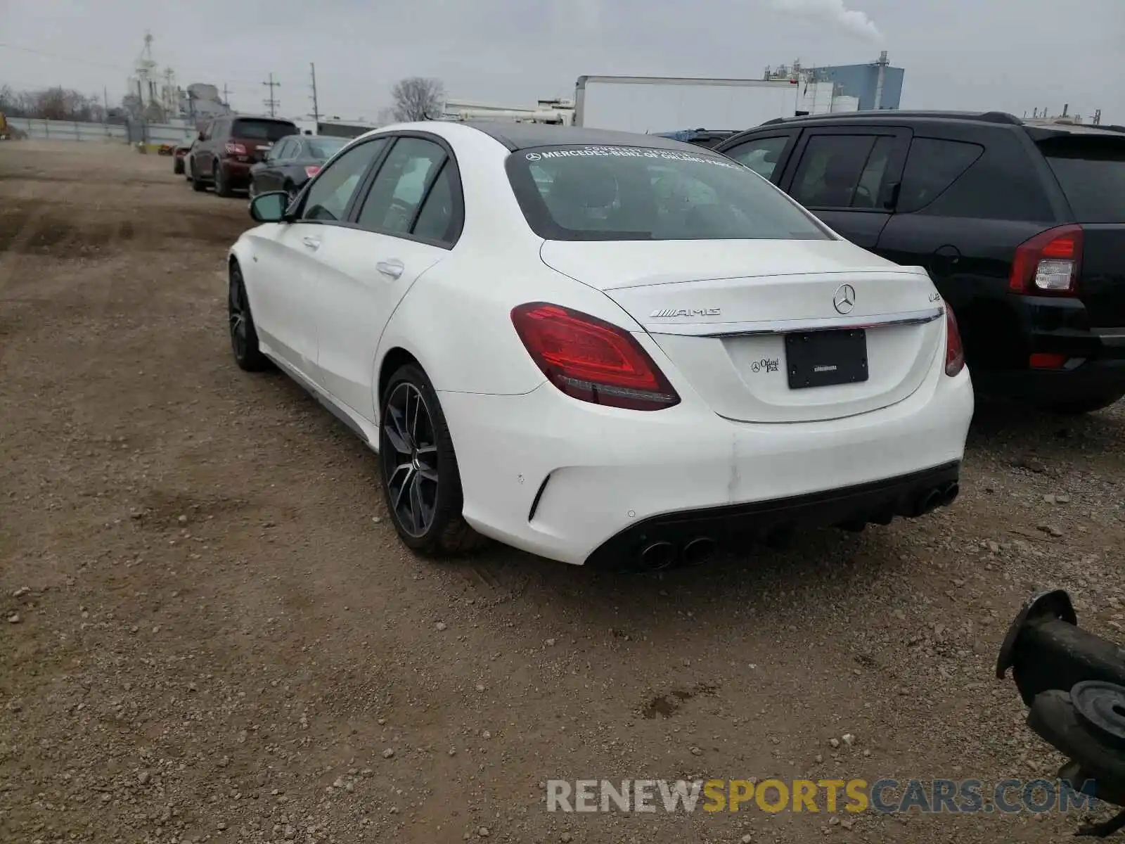 3 Photograph of a damaged car W1KWF6EBXLR568560 MERCEDES-BENZ C-CLASS 2020