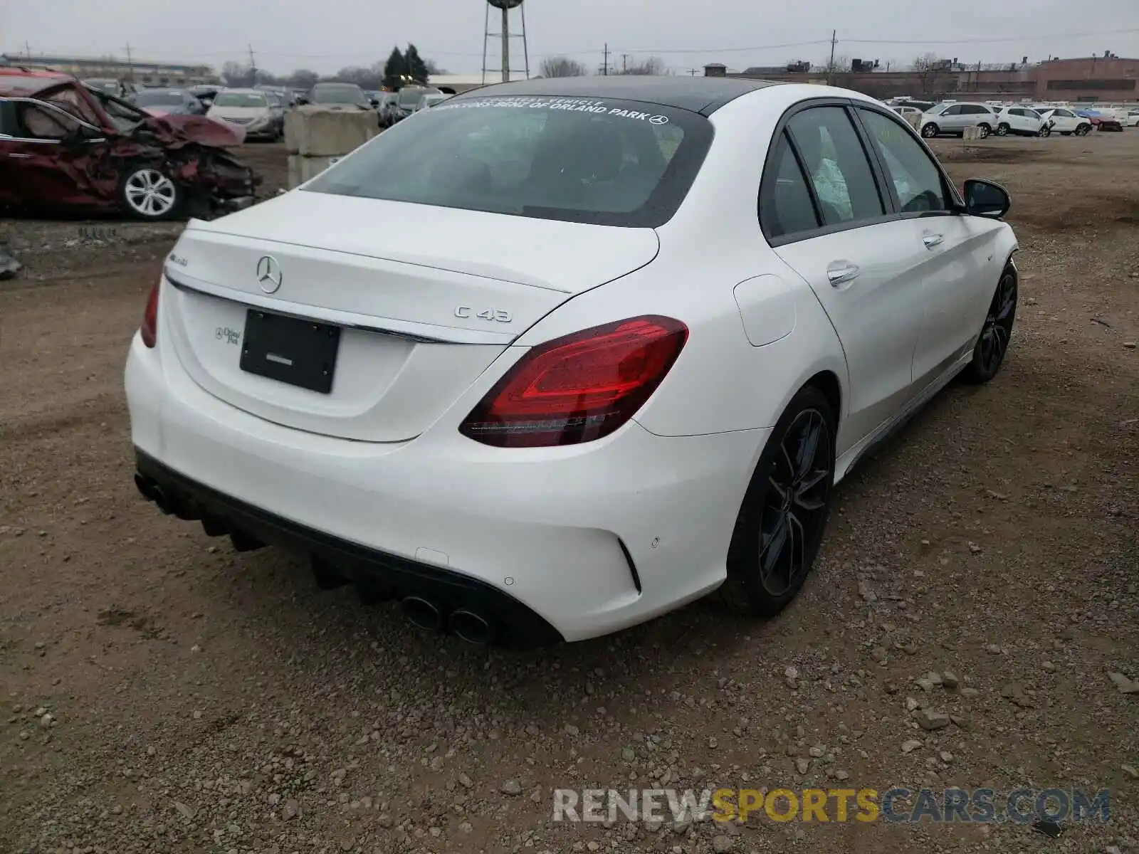 4 Photograph of a damaged car W1KWF6EBXLR568560 MERCEDES-BENZ C-CLASS 2020