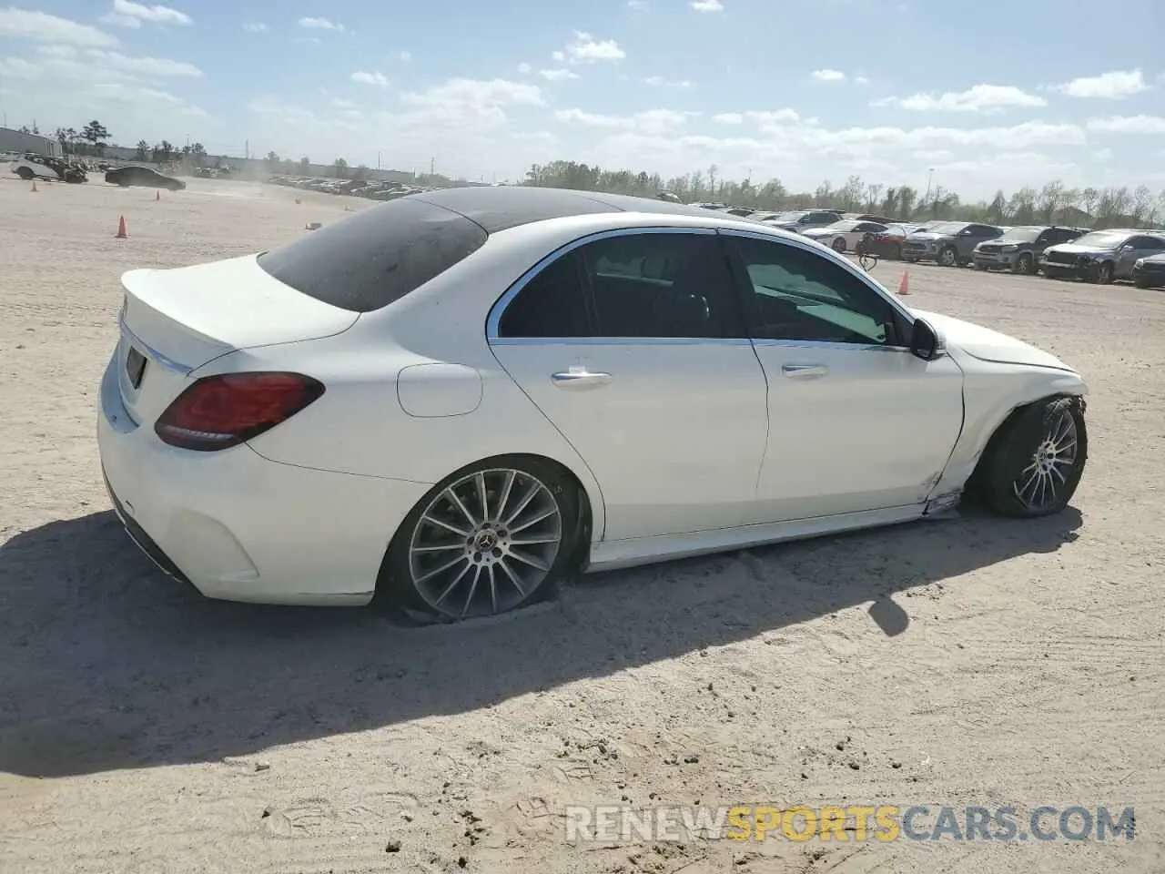 3 Photograph of a damaged car W1KWF8DB0LR595084 MERCEDES-BENZ C-CLASS 2020