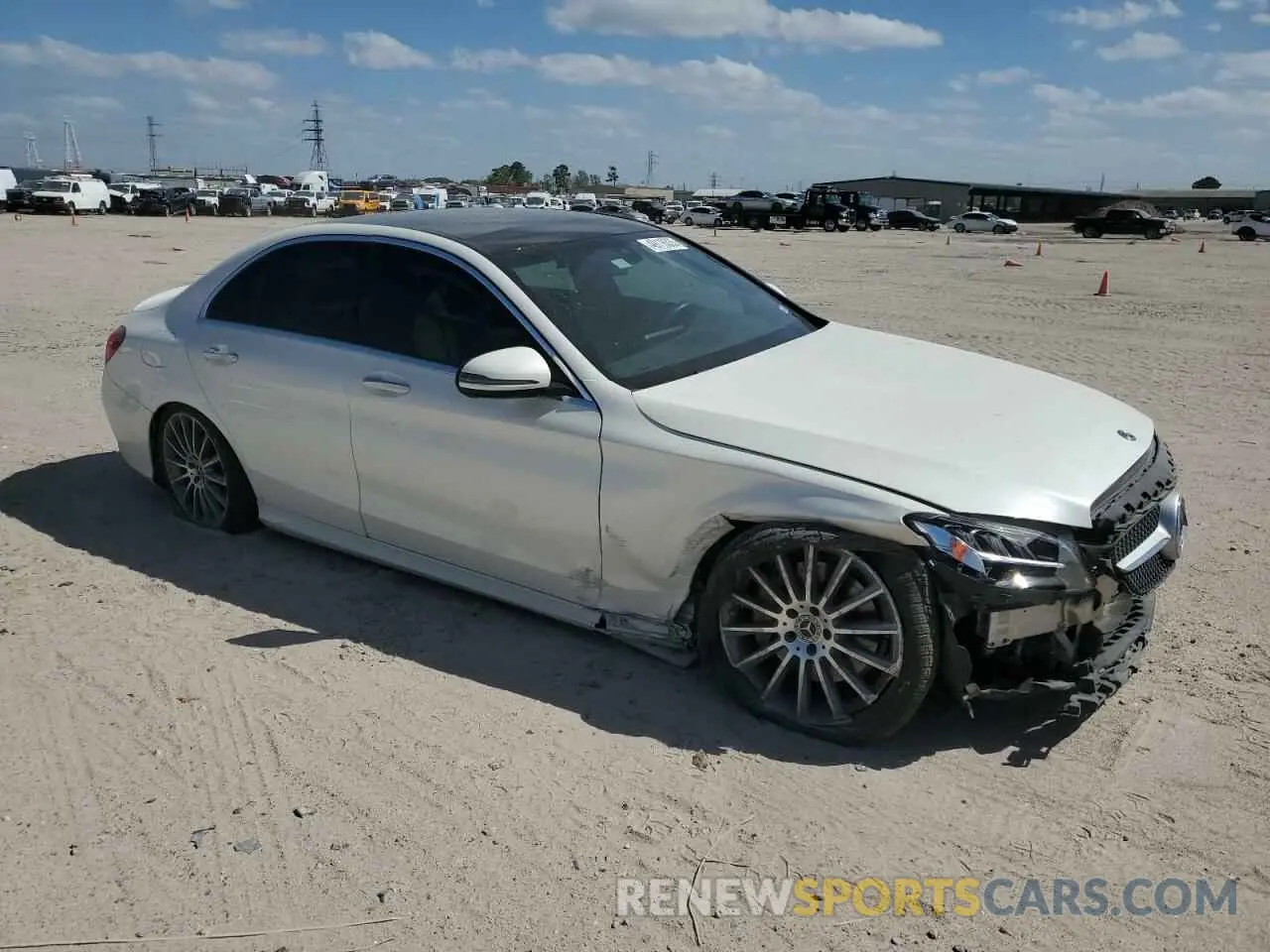 4 Photograph of a damaged car W1KWF8DB0LR595084 MERCEDES-BENZ C-CLASS 2020