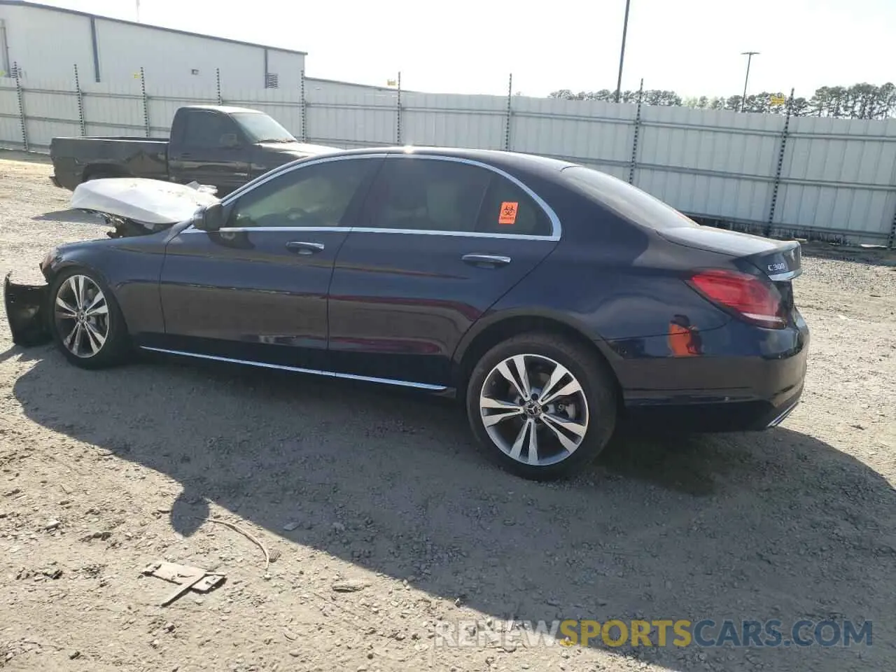 2 Photograph of a damaged car W1KWF8DB0LR600137 MERCEDES-BENZ C-CLASS 2020