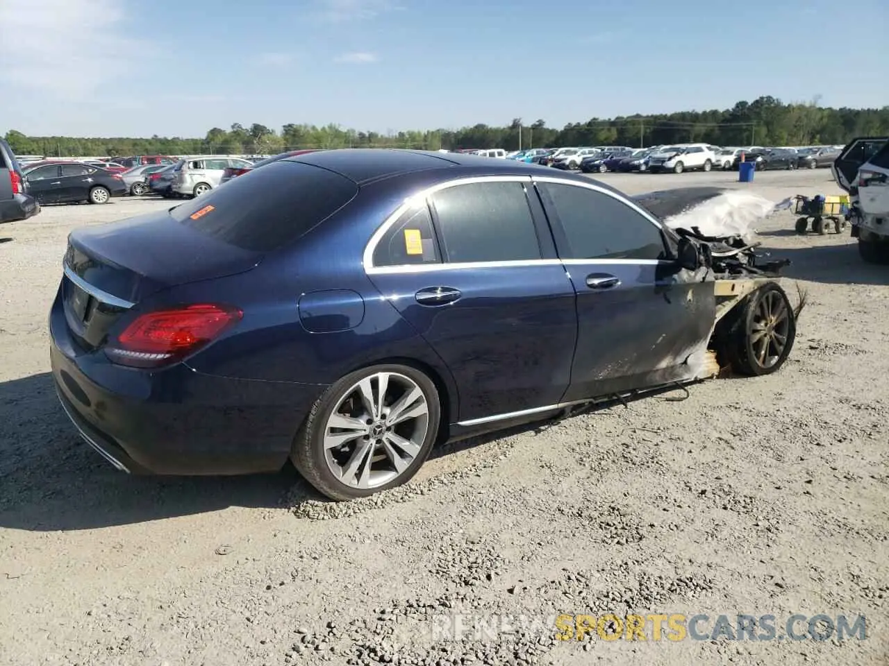 3 Photograph of a damaged car W1KWF8DB0LR600137 MERCEDES-BENZ C-CLASS 2020