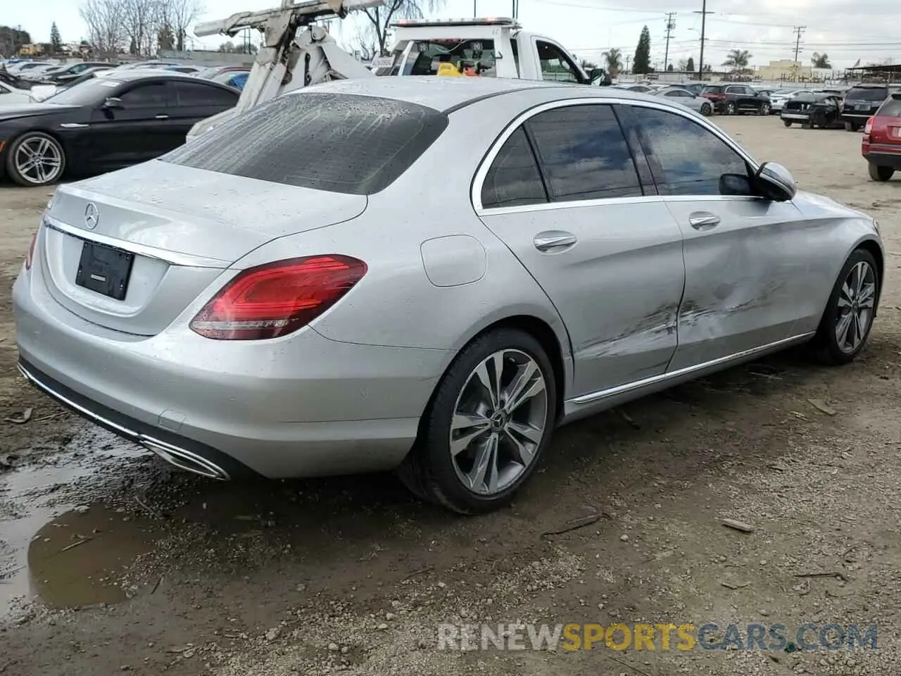 3 Photograph of a damaged car W1KWF8DB1LR571778 MERCEDES-BENZ C-CLASS 2020