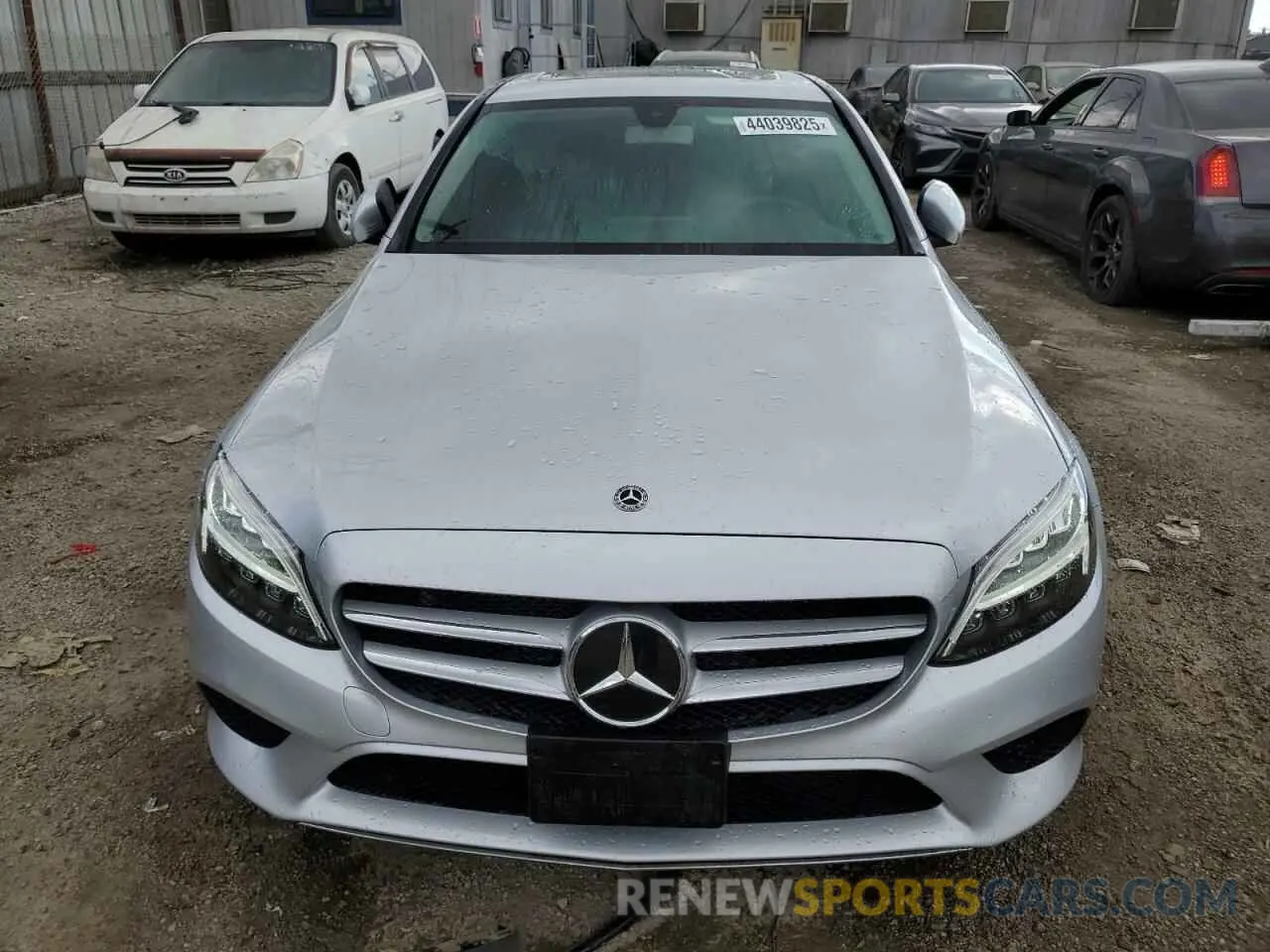 5 Photograph of a damaged car W1KWF8DB1LR571778 MERCEDES-BENZ C-CLASS 2020