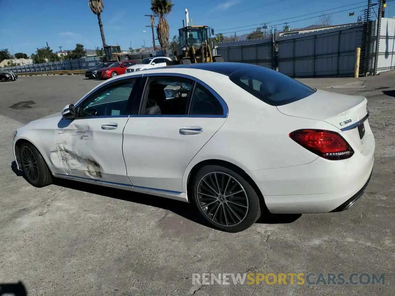 2 Photograph of a damaged car W1KWF8DB1LR590220 MERCEDES-BENZ C-CLASS 2020