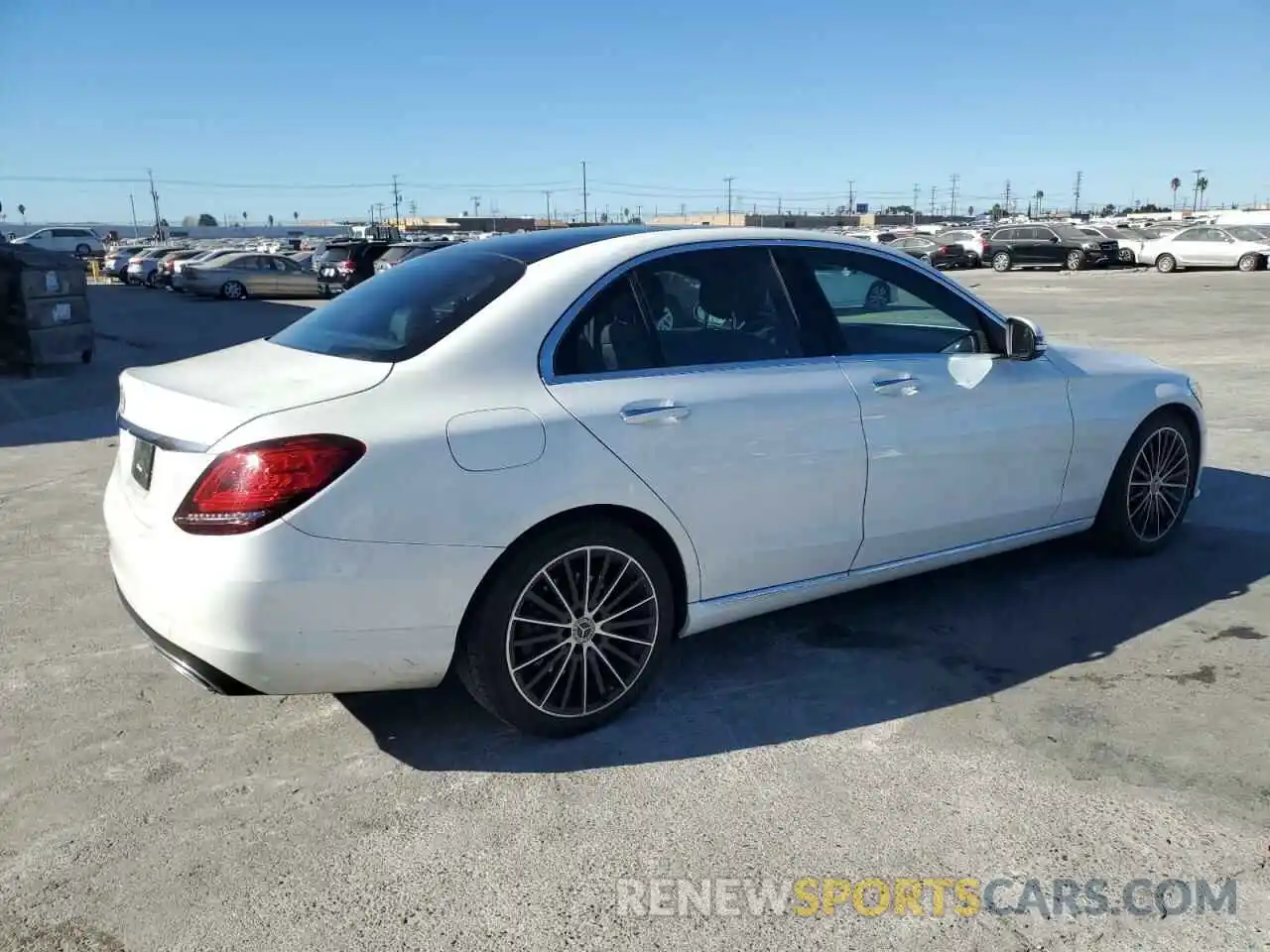 3 Photograph of a damaged car W1KWF8DB1LR590220 MERCEDES-BENZ C-CLASS 2020